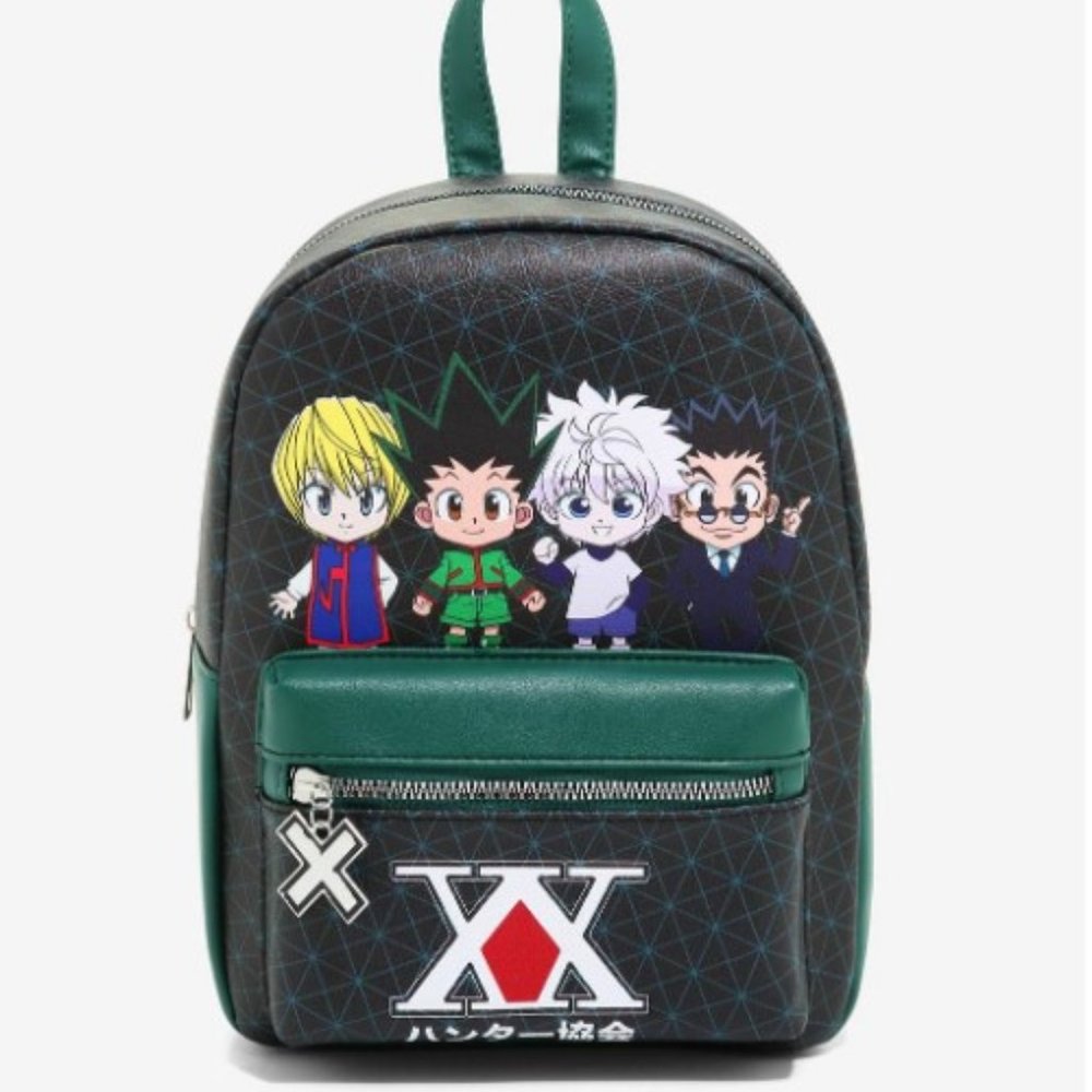 Hunter X Hunter Chibi Group Mini Backpack Nwt - image 1